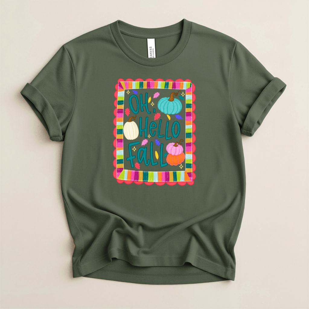 Oh Hello Fall - Bella + Canvas