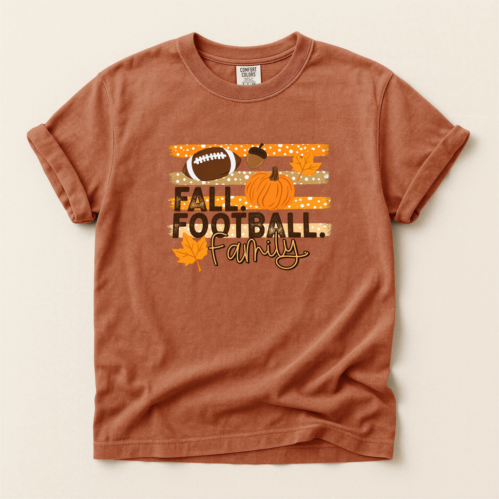 Fall.Football.Family. - Comfort Colors