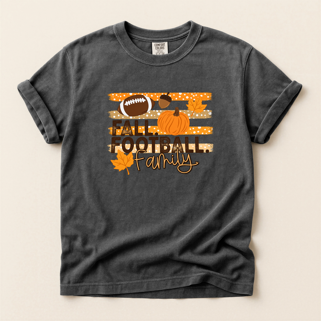 Fall.Football.Family. - Comfort Colors